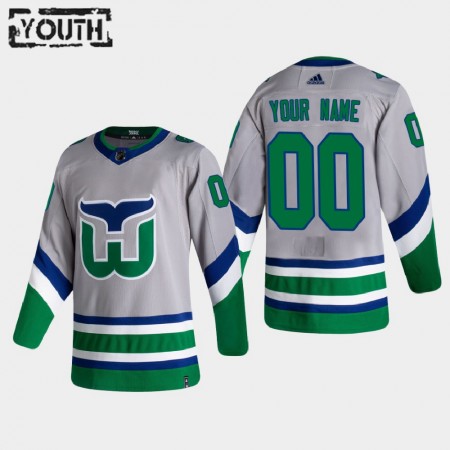 Kinder Eishockey Carolina Hurricanes Trikot Custom 2020-21 Reverse Retro Authentic